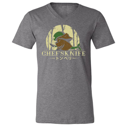 Unisex V-Neck T-Shirt - YK2MSPPX - Deep Heather - 13