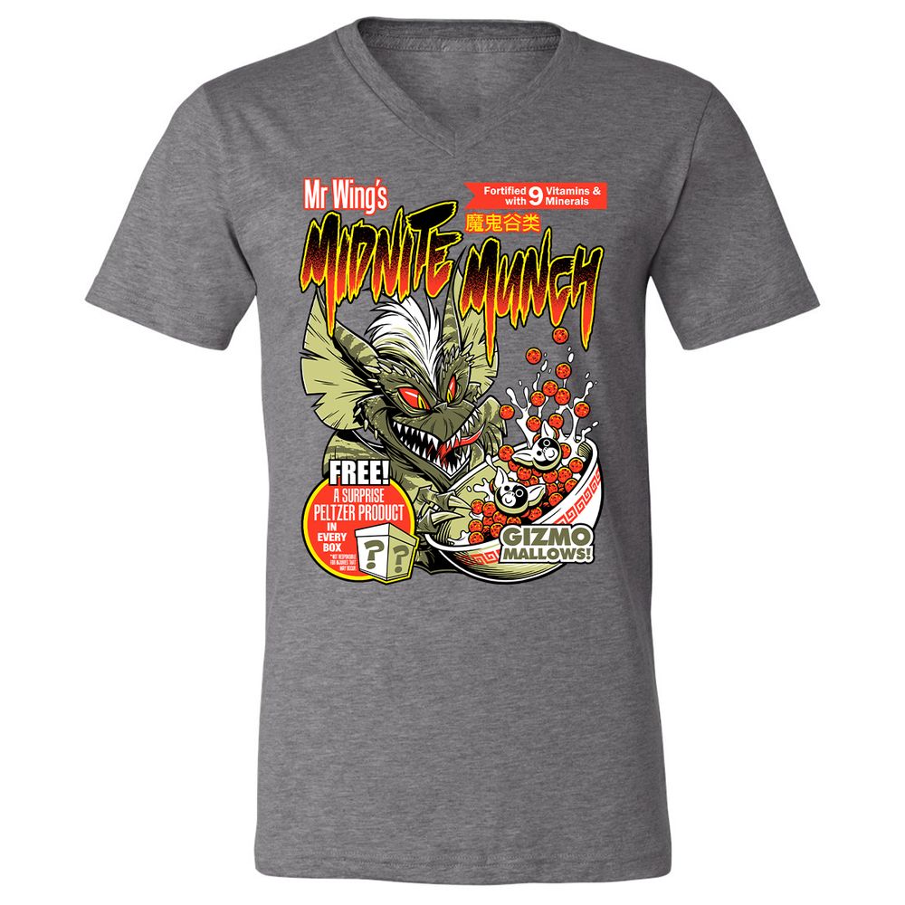 Unisex V-Neck T-Shirt - 8HDSG3DU - Deep Heather - 13