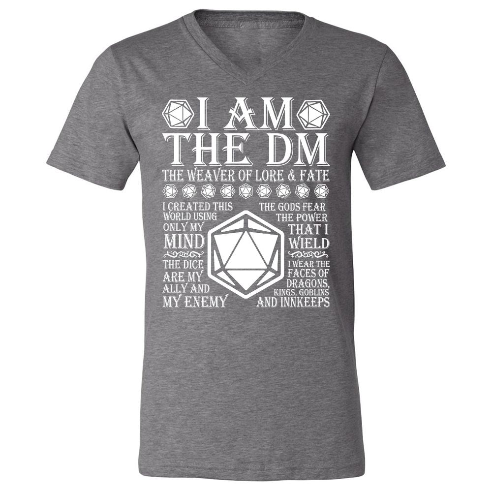 Unisex V-Neck T-Shirt - ED65QE7S - Deep Heather - 13