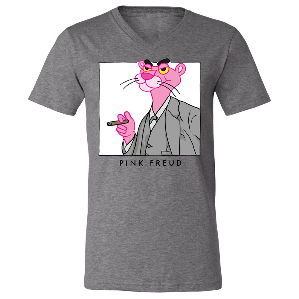 Unisex V-Neck T-Shirt - UR36NS3W - Deep Heather - 13