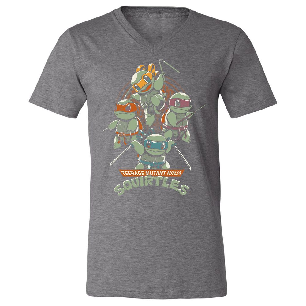 Unisex V-Neck T-Shirt - E9YVQULJ - Deep Heather - 13