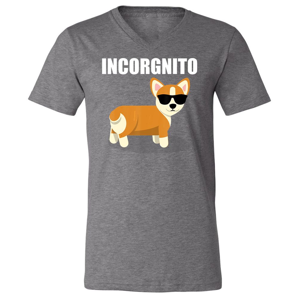 Unisex V-Neck T-Shirt - T2SNB3YT - Deep Heather - 13