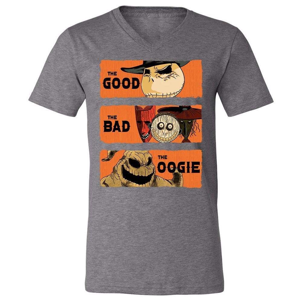 Unisex V-Neck T-Shirt - D9T9E26E - Deep Heather - 13