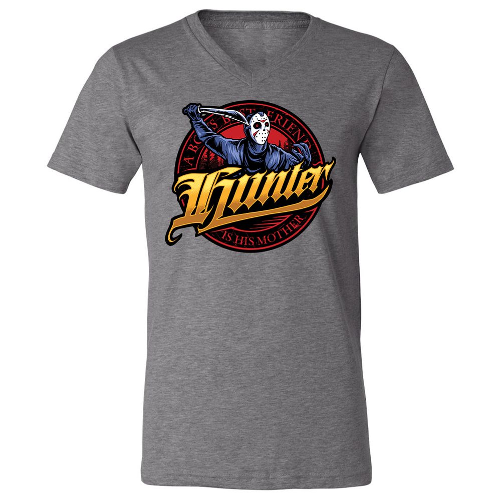 Unisex V-Neck T-Shirt - VP31ZNWY - Deep Heather - 13