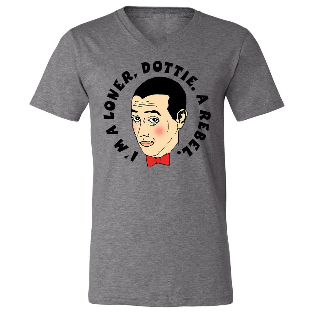 Unisex V-Neck T-Shirt - VCYUBSV3 - Deep Heather - 13
