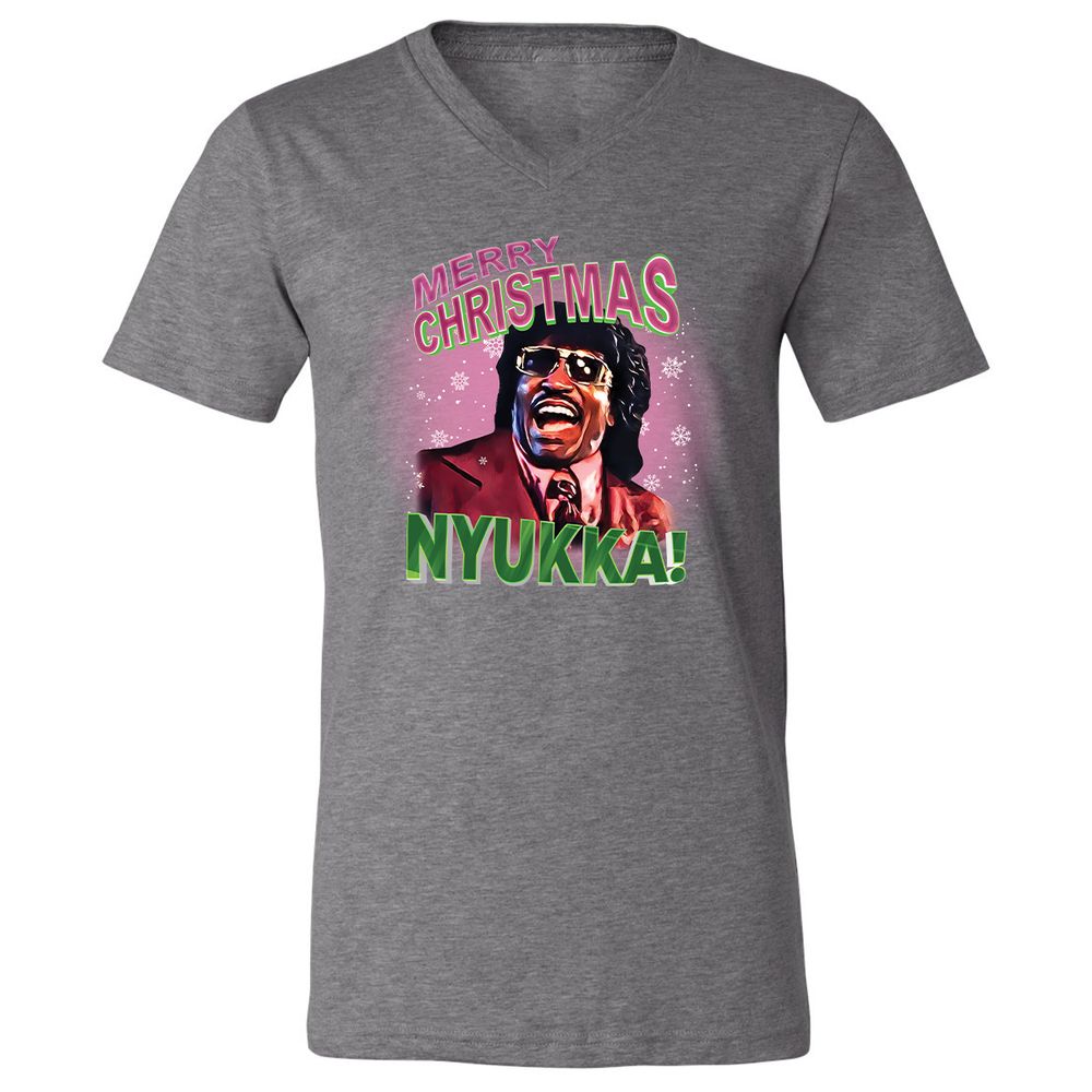 Unisex V-Neck T-Shirt - 5Z99X658 - Deep Heather - 13