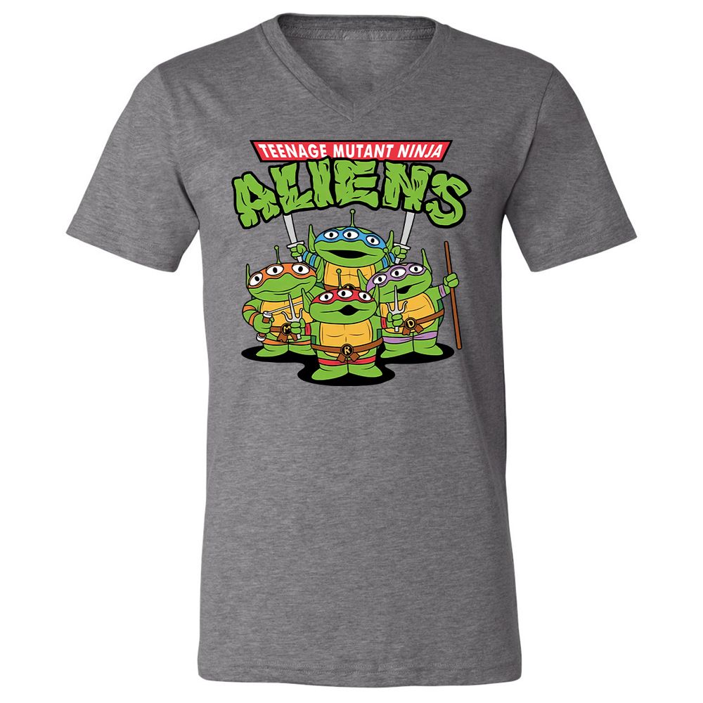 Unisex V-Neck T-Shirt - TXR8S7K4 - Deep Heather - 13