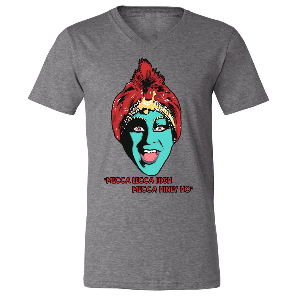 Unisex V-Neck T-Shirt - 3X583ZH3 - Deep Heather - 13