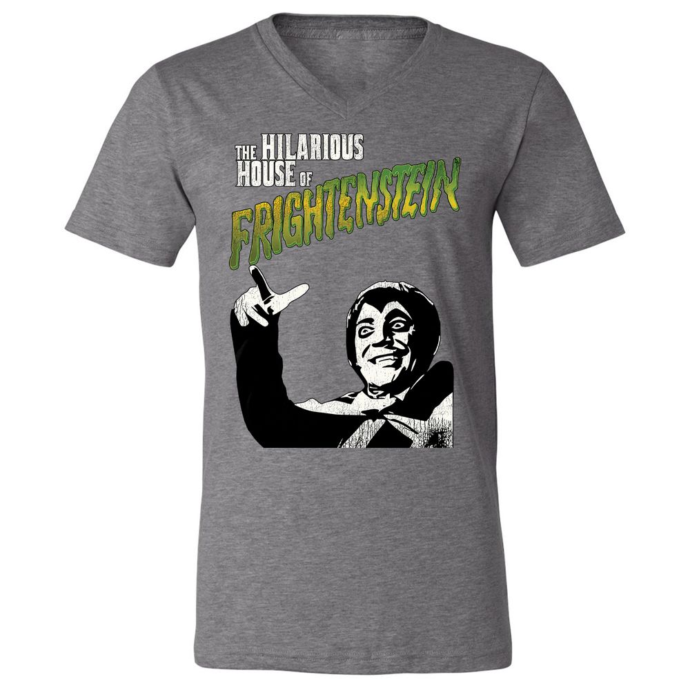 Unisex V-Neck T-Shirt - 8NS4EPXG - Deep Heather - 13