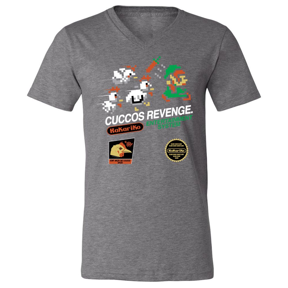 Unisex V-Neck T-Shirt - 5YHBQBQD - Deep Heather - 13