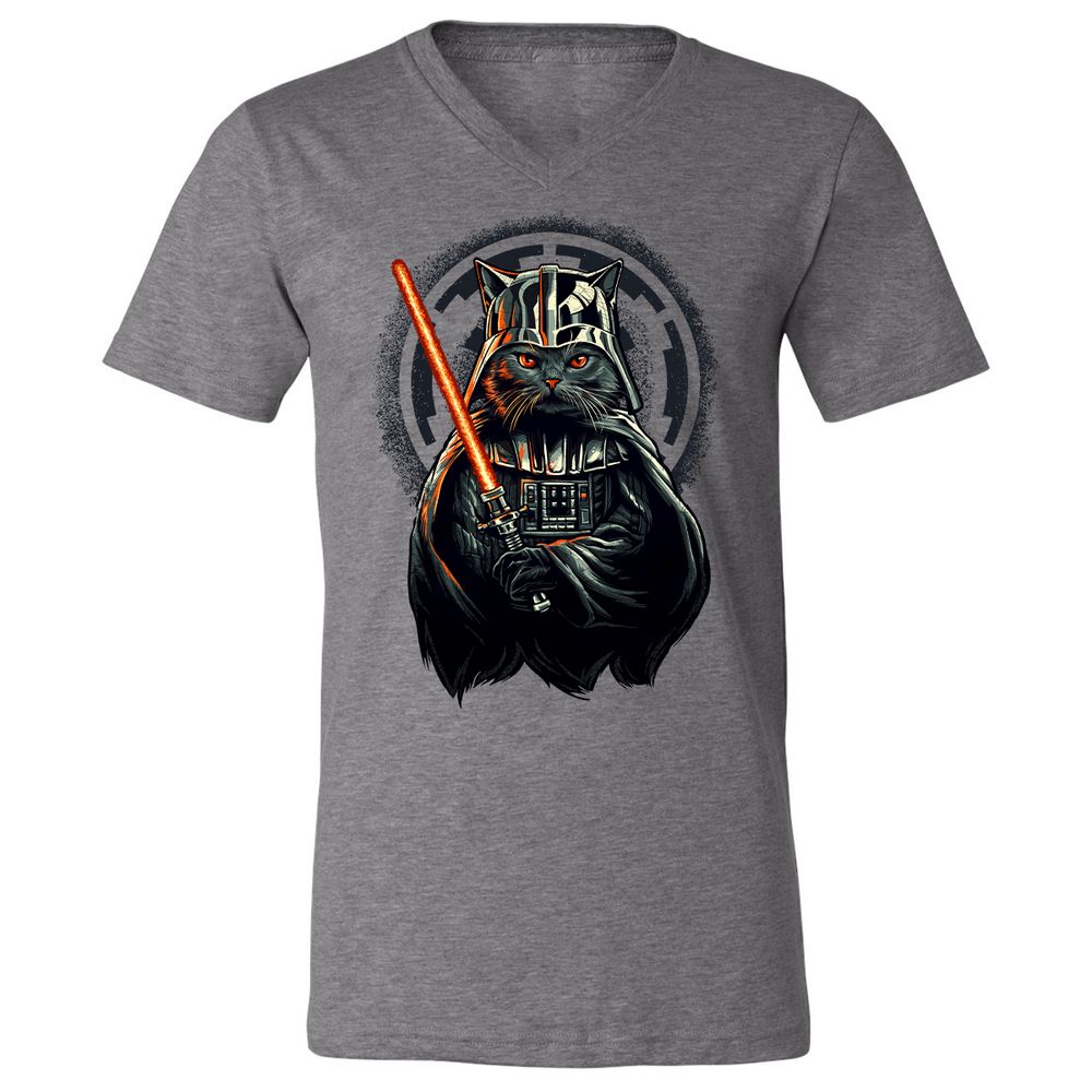 Unisex V-Neck T-Shirt - TE8RQSGW - Deep Heather - 13