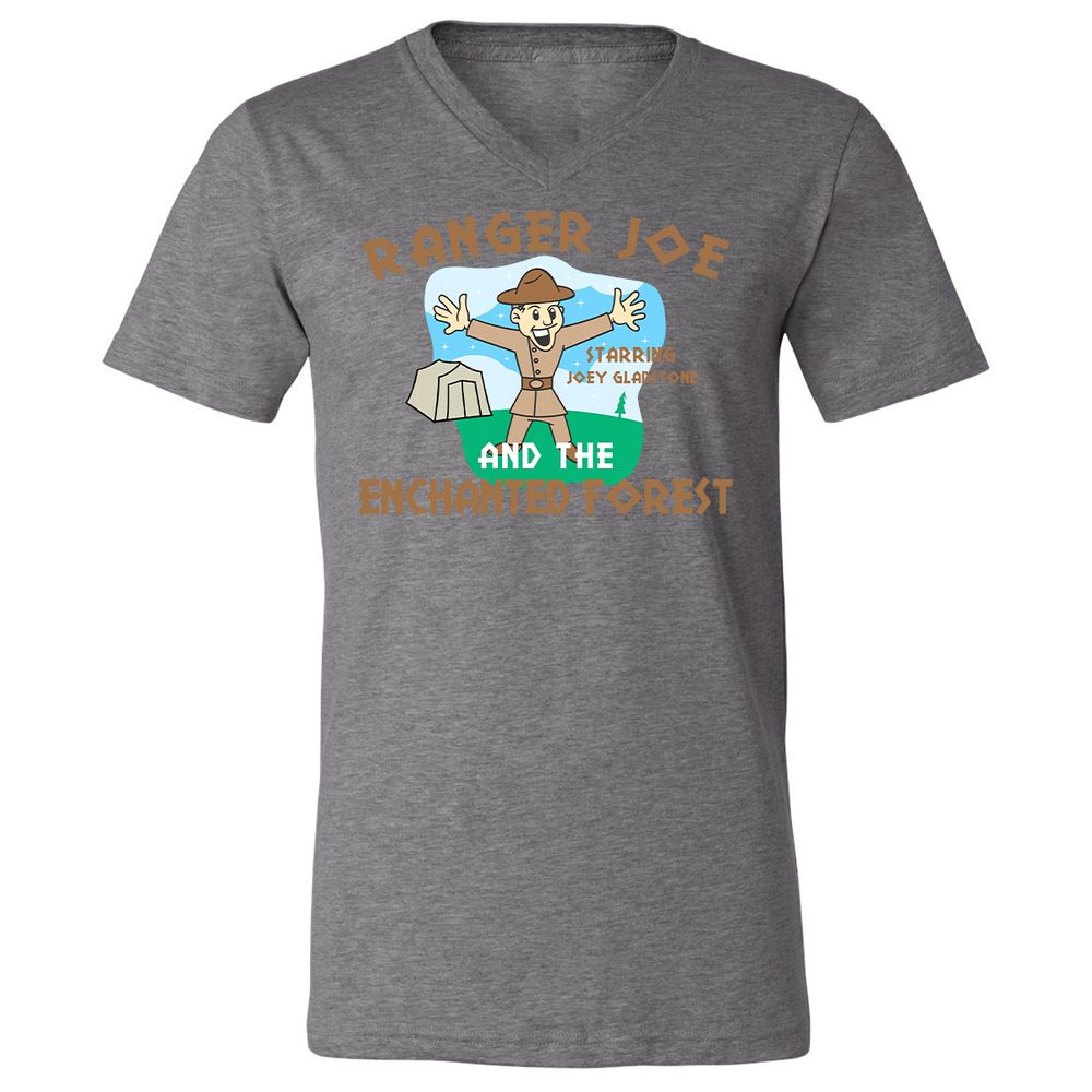 Unisex V-Neck T-Shirt - 2WXWT9WG - Deep Heather - 13