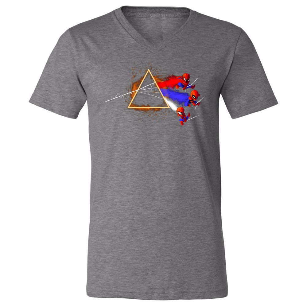 Unisex V-Neck T-Shirt - Y7VF84EQ - Deep Heather - 13