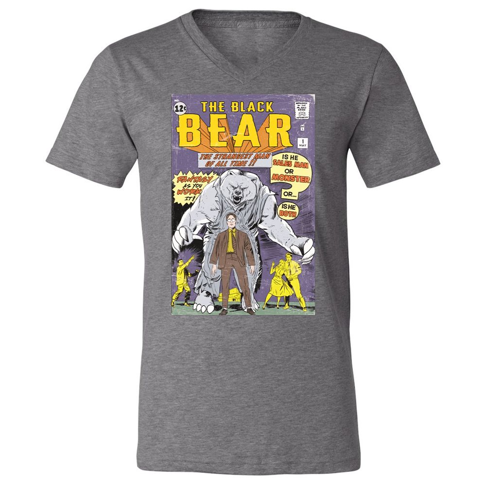 Unisex V-Neck T-Shirt - AZMZ8WSB - Deep Heather - 13