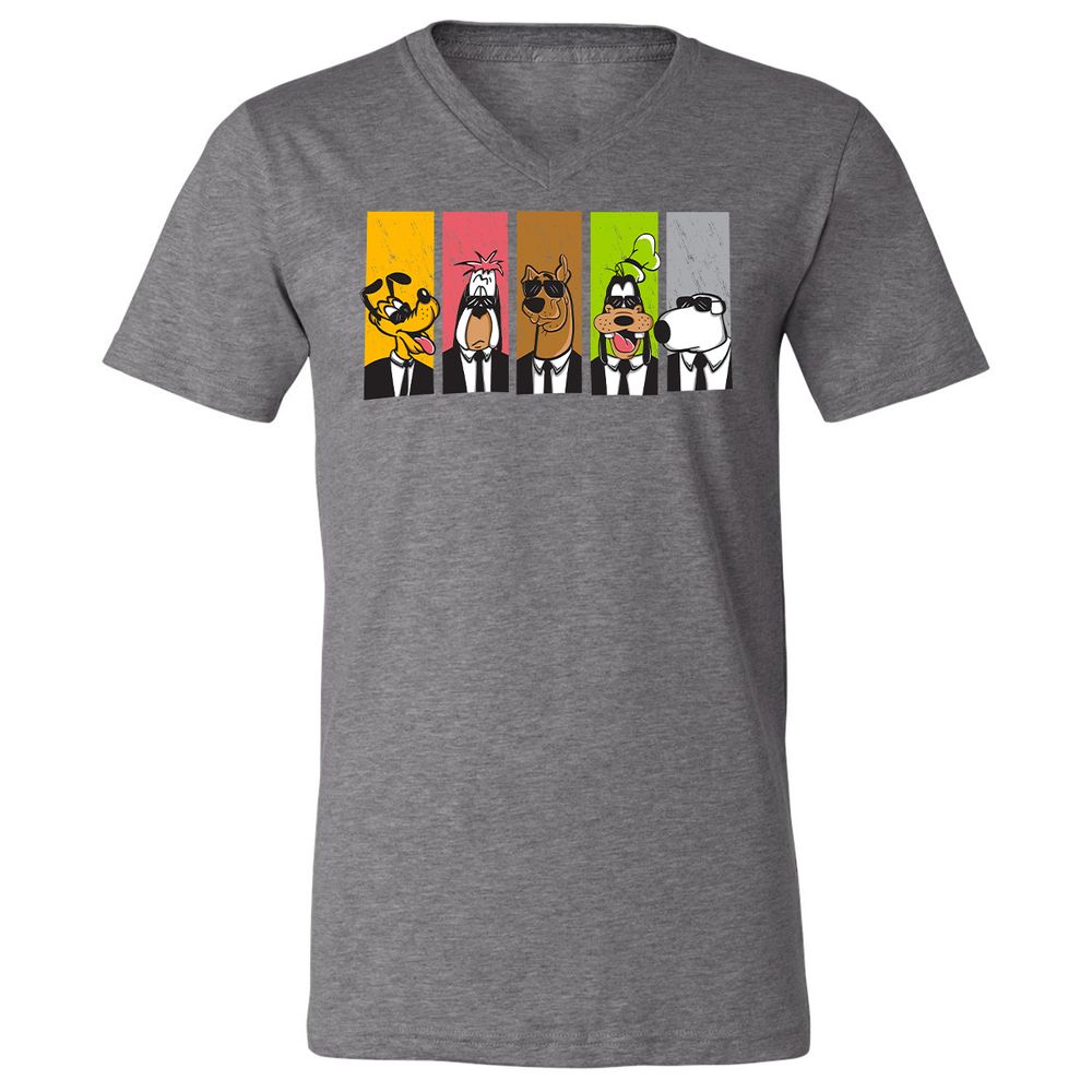Unisex V-Neck T-Shirt - WE5EXC8M - Deep Heather - 13