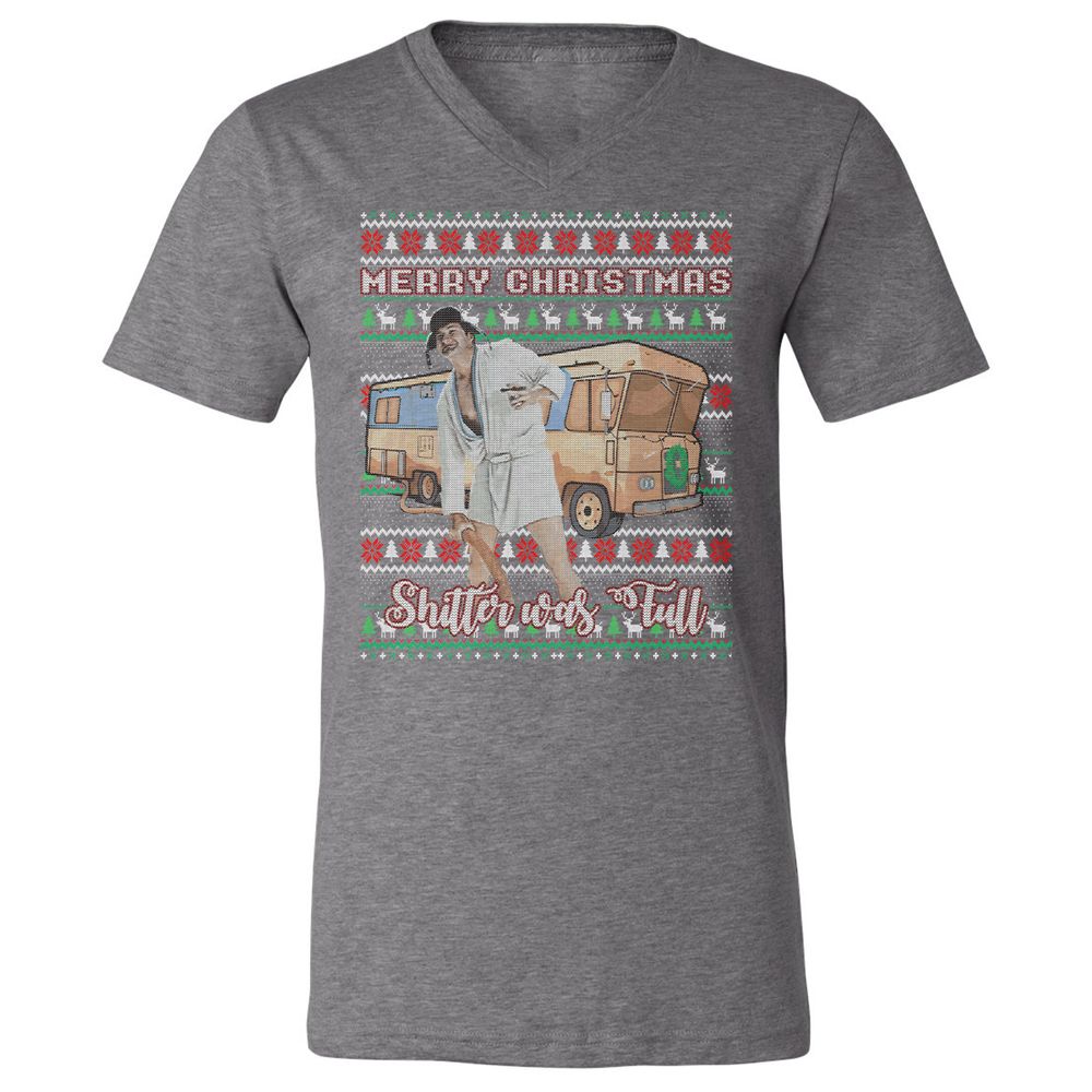 Unisex V-Neck T-Shirt - DX58ZCUD - Deep Heather - 13