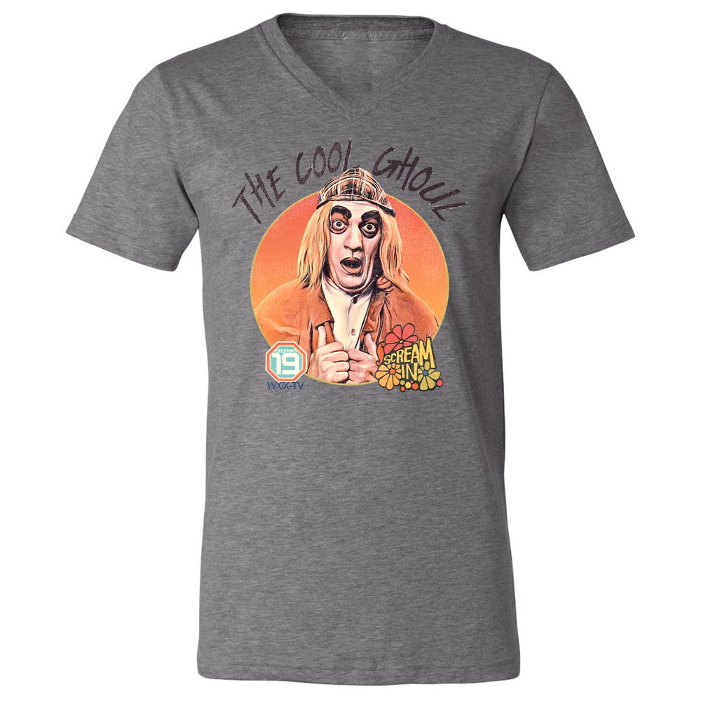 Unisex V-Neck T-Shirt - FEFJDZJ9 - Deep Heather - 13