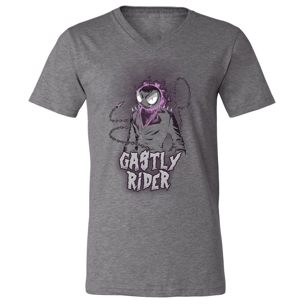 Unisex V-Neck T-Shirt - S3QCTHTH - Deep Heather - 13