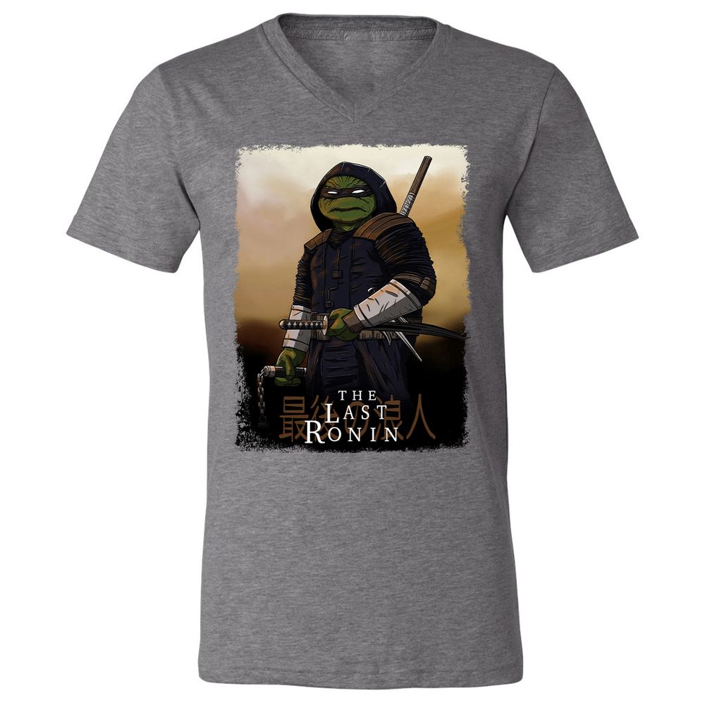 Unisex V-Neck T-Shirt - E2UE1HBU - Deep Heather - 13