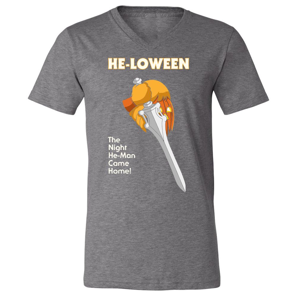 Unisex V-Neck T-Shirt - GFL7HXJN - Deep Heather - 13