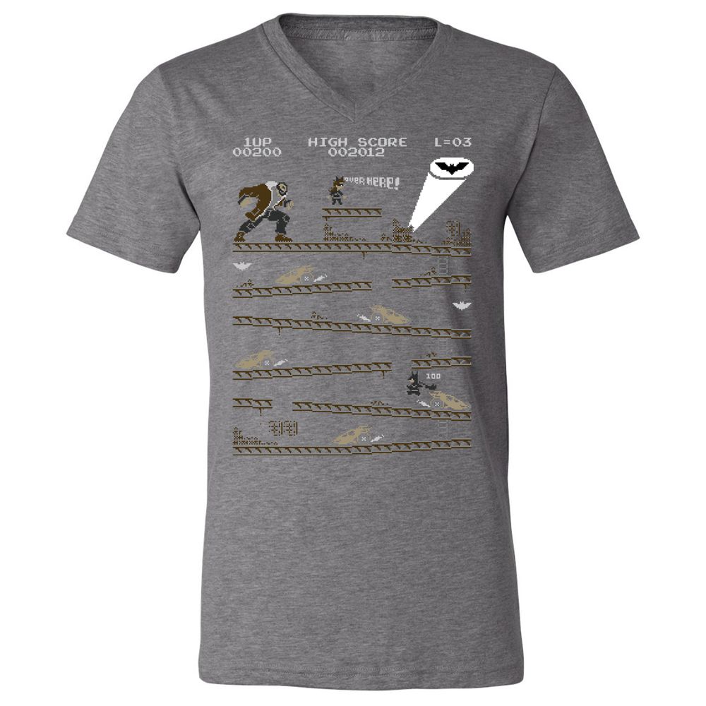 Unisex V-Neck T-Shirt - FVTGSCA6 - Deep Heather - 13