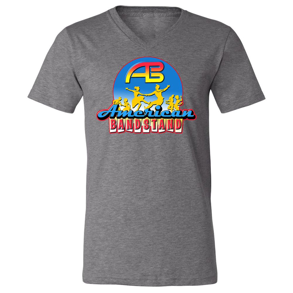 Unisex V-Neck T-Shirt - HS77C7DK - Deep Heather - 13
