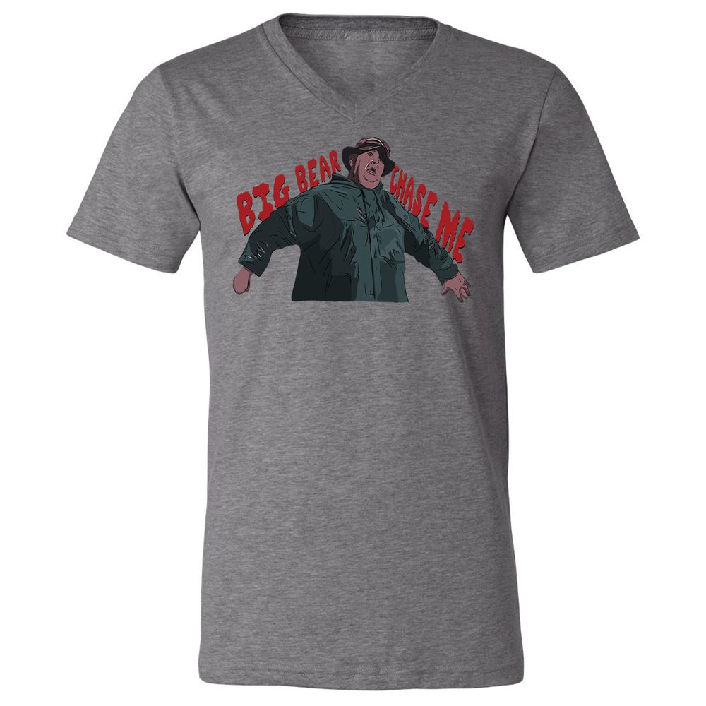 Unisex V-Neck T-Shirt - KVU79UR3 - Deep Heather - 13