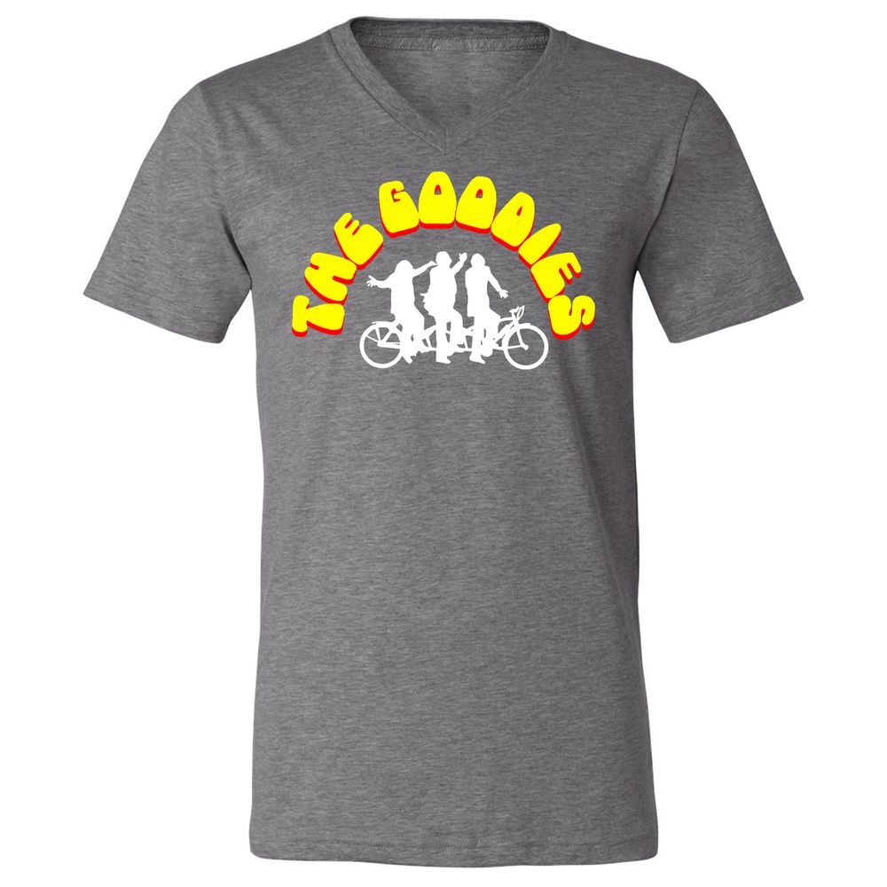 Unisex V-Neck T-Shirt - EME7BNMU - Deep Heather - 13