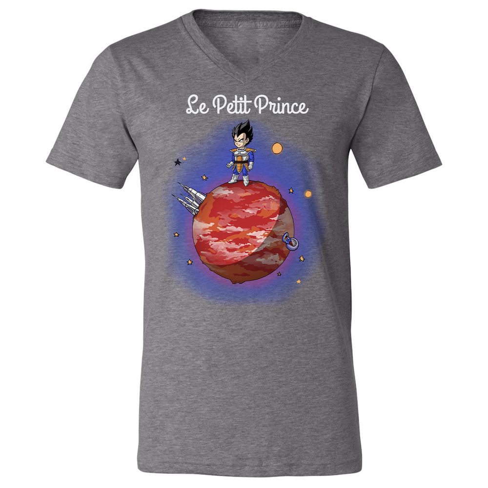 Unisex V-Neck T-Shirt - RBPQYT1S - Deep Heather - 13