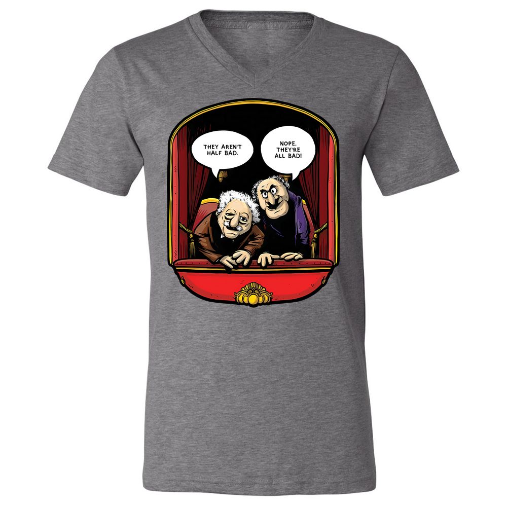 Statler and Waldorf (All Bad) - Deep Heather - 13