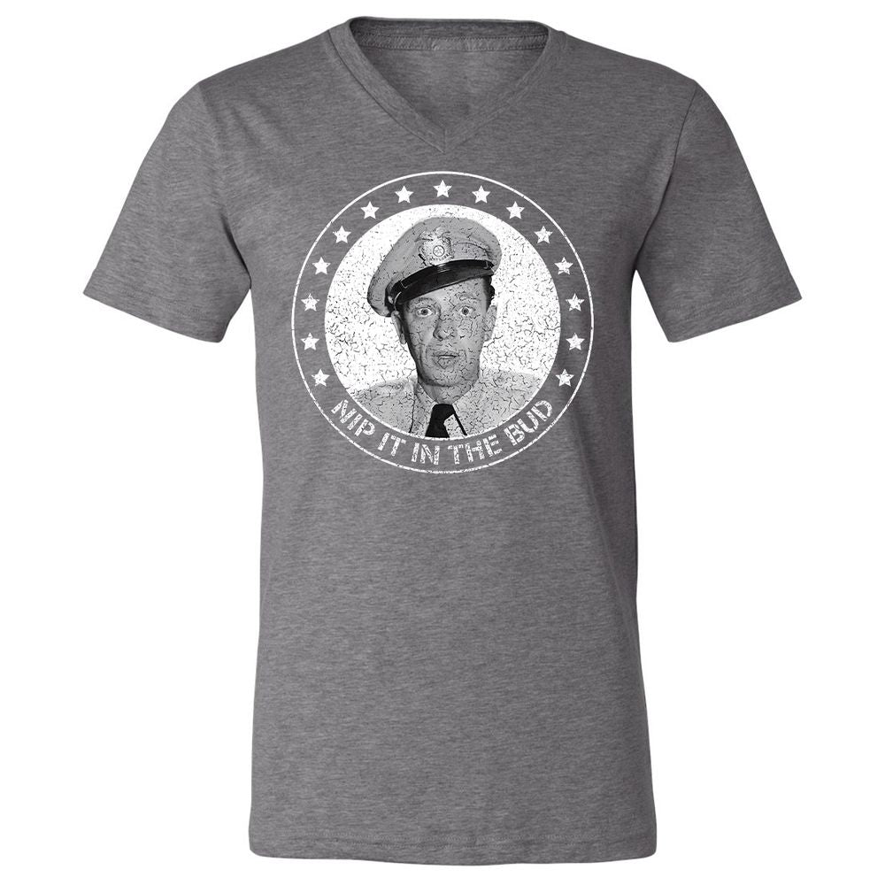 Unisex V-Neck T-Shirt - 43ZLWBS7 - Deep Heather - 13