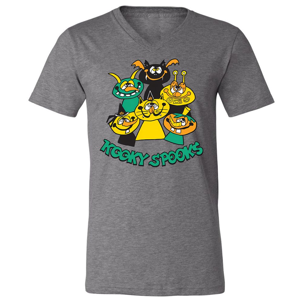 Unisex V-Neck T-Shirt - JLYMCV2T - Deep Heather - 13