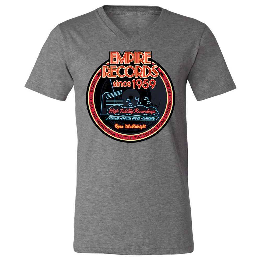 Unisex V-Neck T-Shirt - DXHM2546 - Deep Heather - 13
