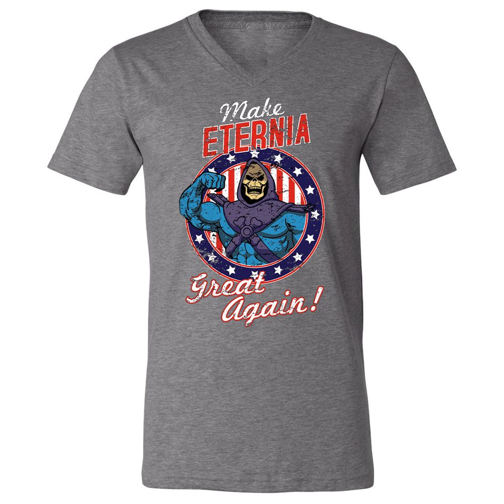 Unisex V-Neck T-Shirt - BD83X9MU - Deep Heather - 13