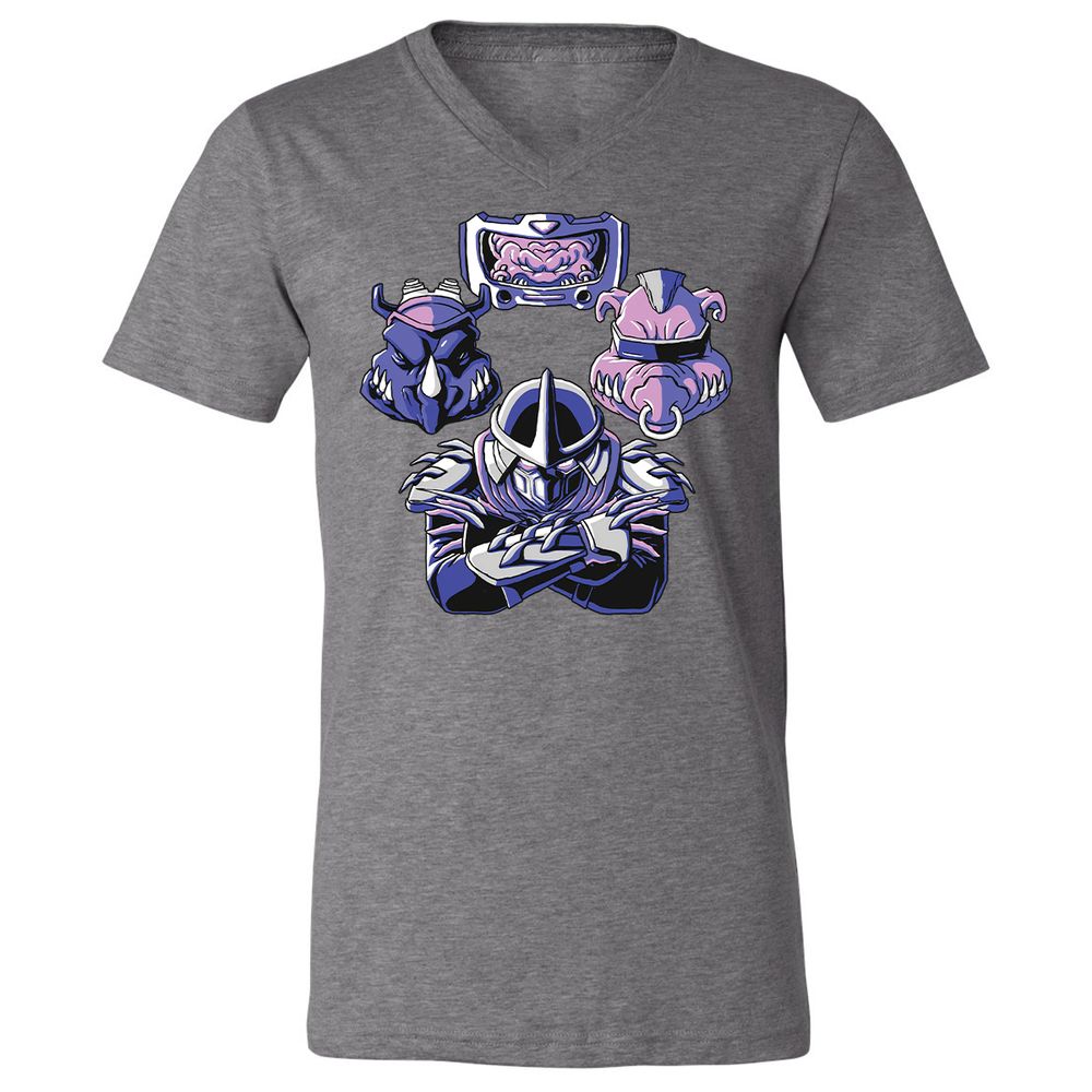 Unisex V-Neck T-Shirt - T8VHP5HC - Deep Heather - 13