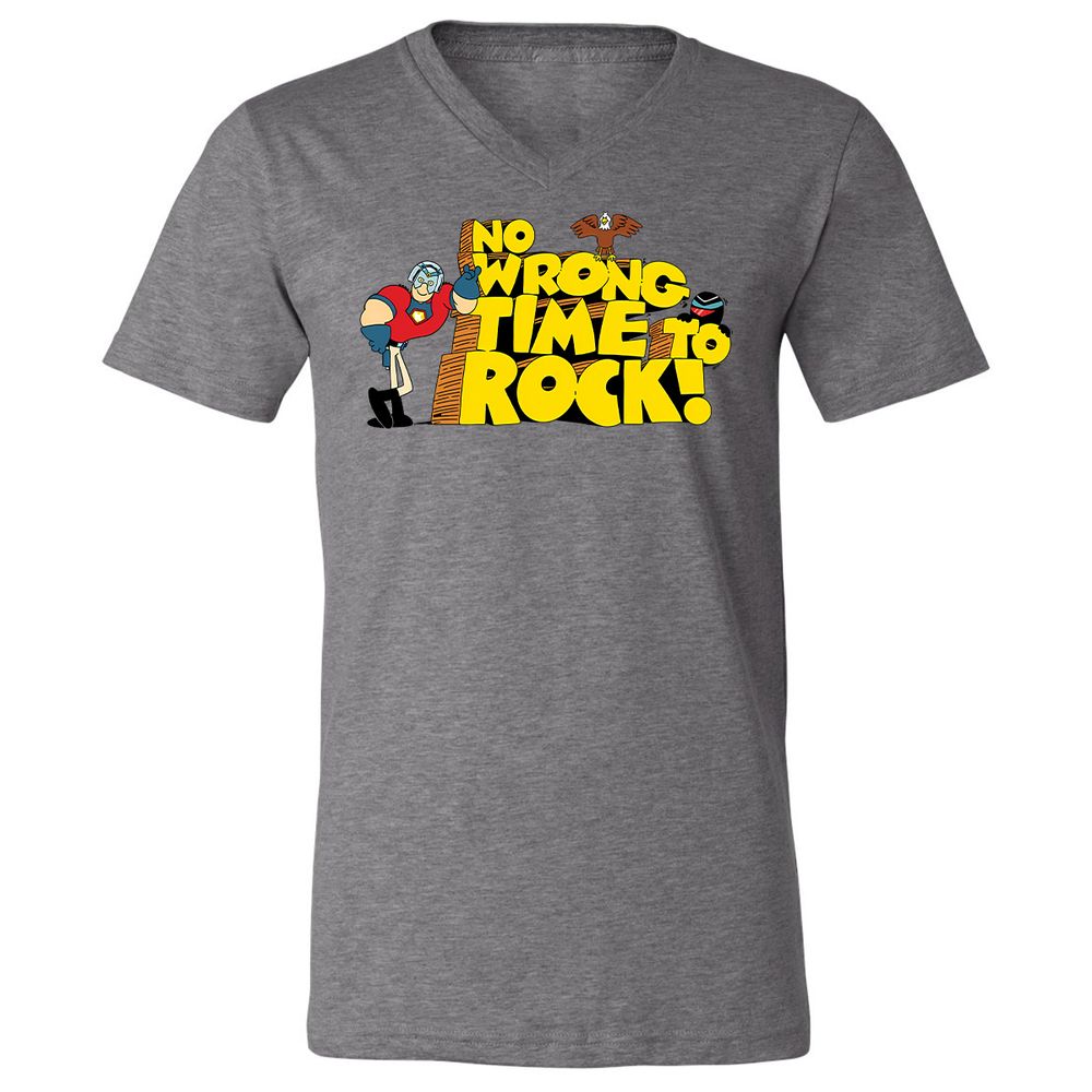 Unisex V-Neck T-Shirt - 6P3RLVDD - Deep Heather - 13