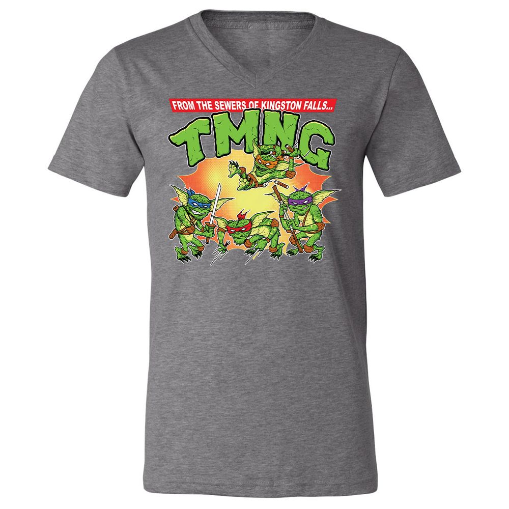 Unisex V-Neck T-Shirt - ET3QETBT - Deep Heather - 13