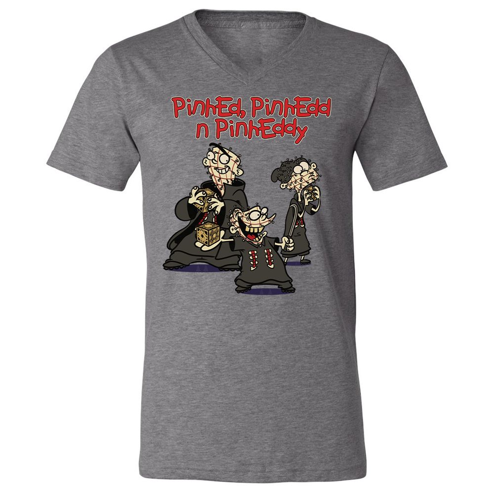 Unisex V-Neck T-Shirt - GQH7D6PE - Deep Heather - 13