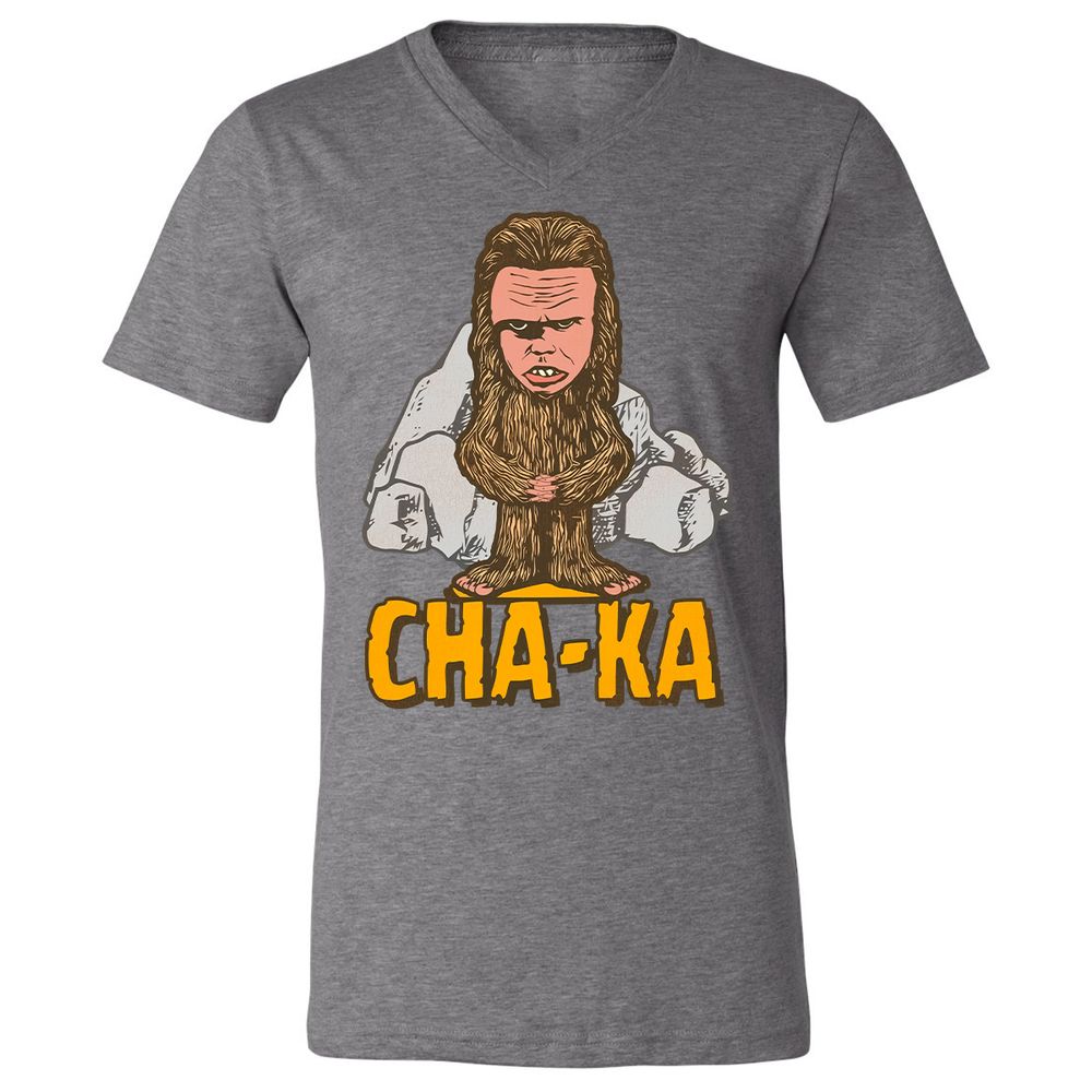 Unisex V-Neck T-Shirt - KBHDLYP8 - Deep Heather - 13