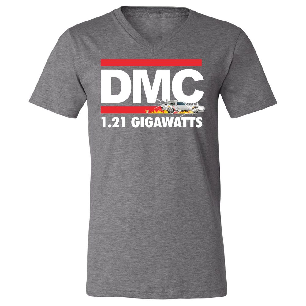 Unisex V-Neck T-Shirt - JYQAJEDK - Deep Heather - 13