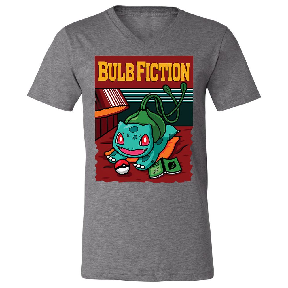 Unisex V-Neck T-Shirt - EBYKAYNS - Deep Heather - 13