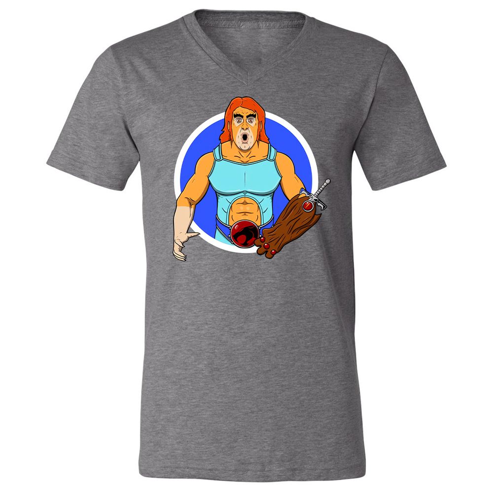 Unisex V-Neck T-Shirt - 44ZHN5FE - Deep Heather - 13