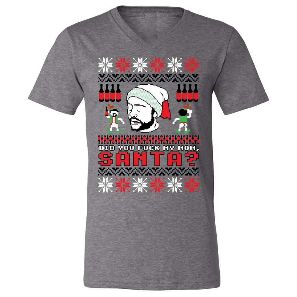 Unisex V-Neck T-Shirt - R85VS188 - Deep Heather - 13