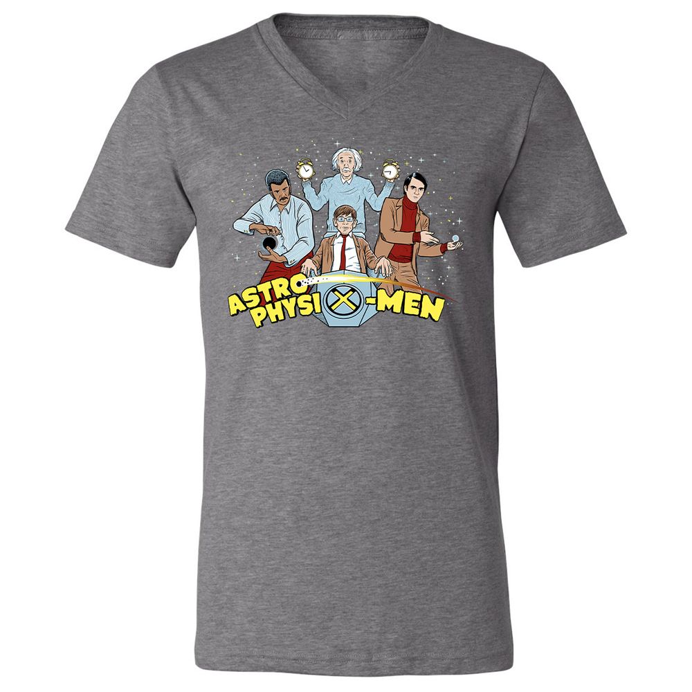 Unisex V-Neck T-Shirt - BLZH126V - Deep Heather - 13