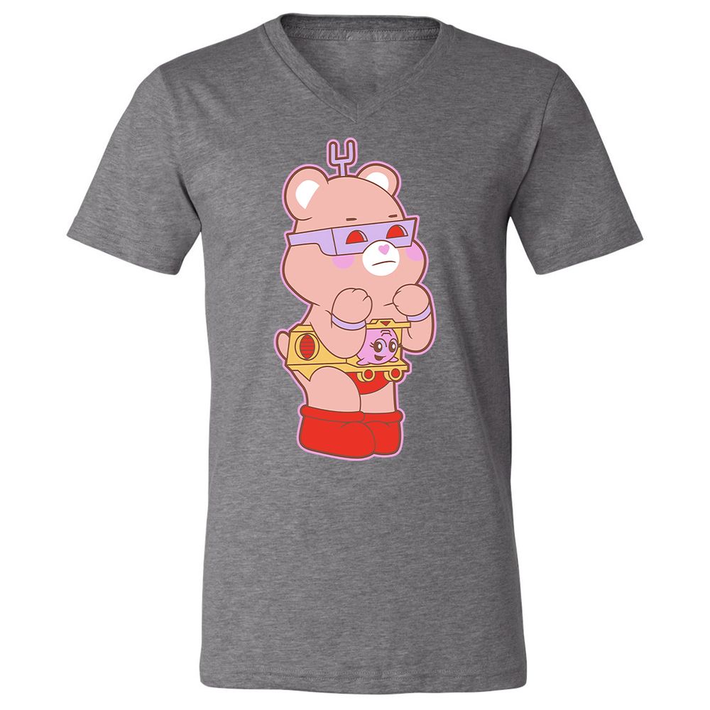 Unisex V-Neck T-Shirt - CVWBE8SS - Deep Heather - 13