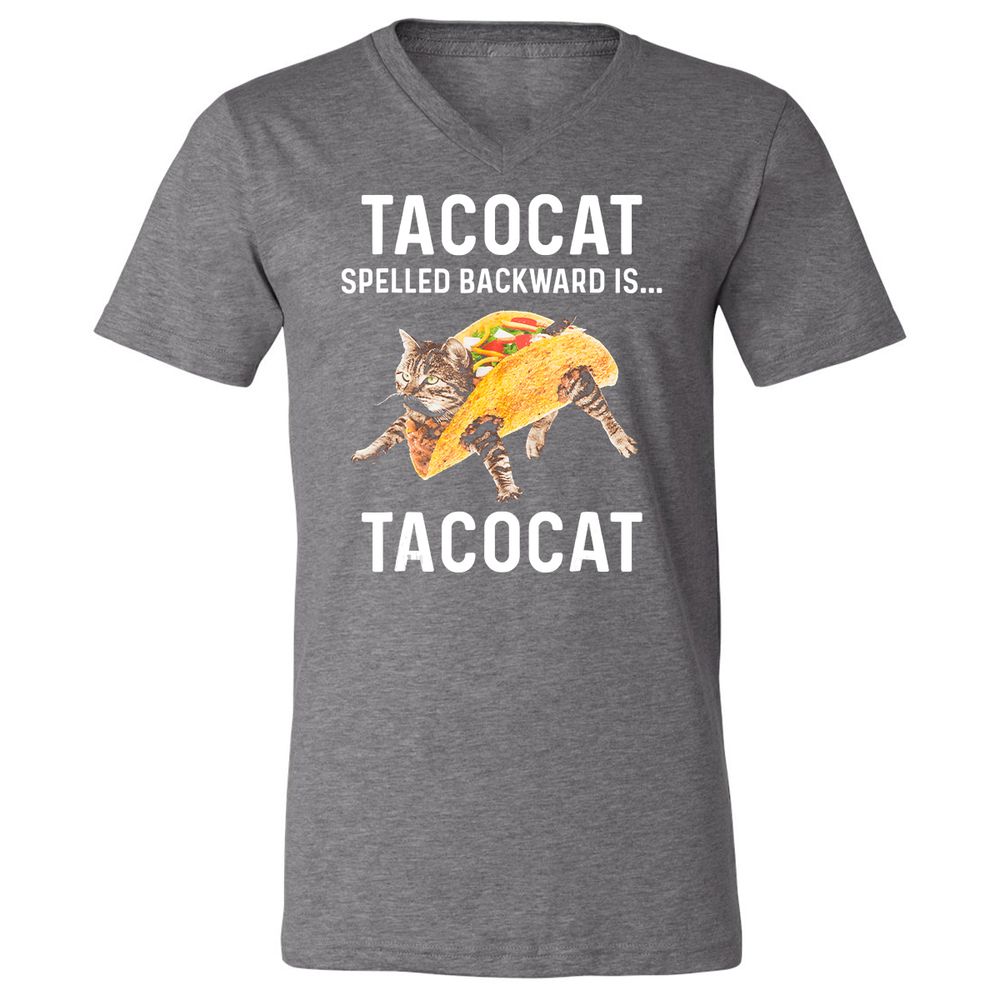 Unisex V-Neck T-Shirt - A3UZUB96 - Deep Heather - 13