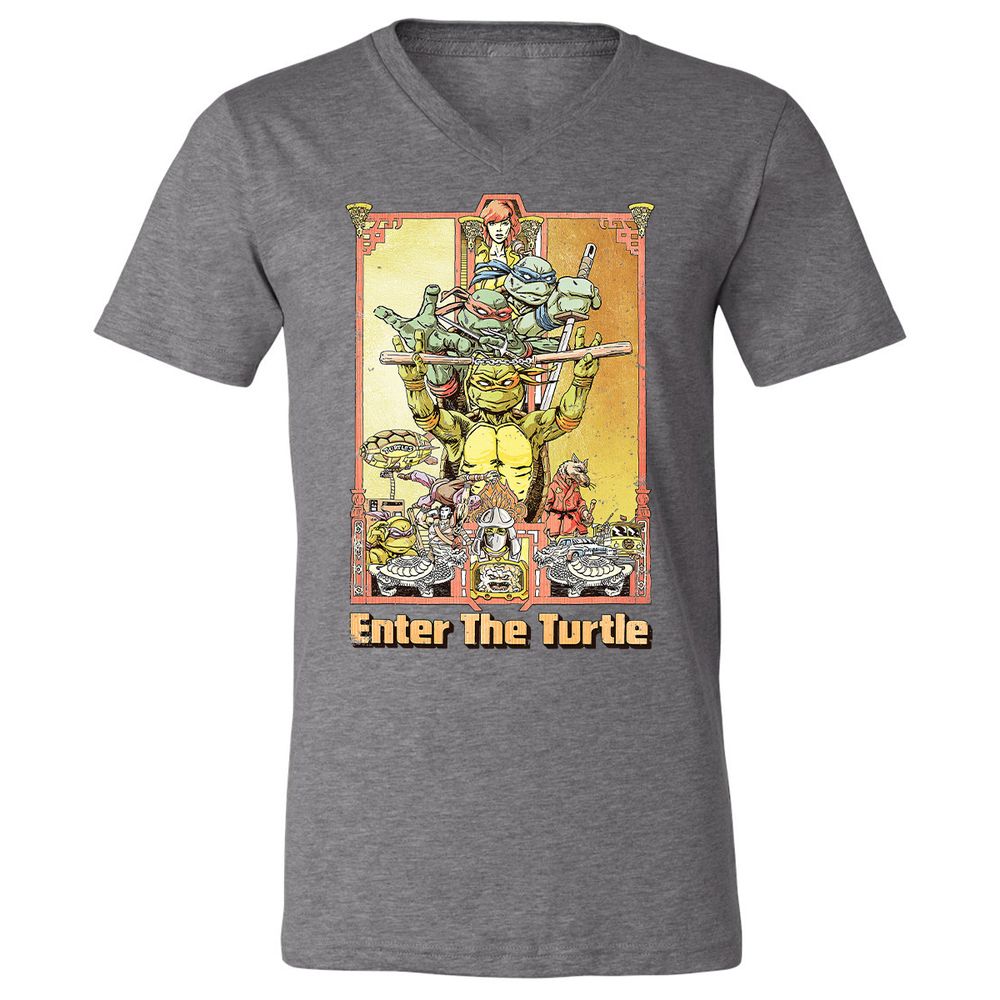 Unisex V-Neck T-Shirt - D5RRCSR5 - Deep Heather - 13