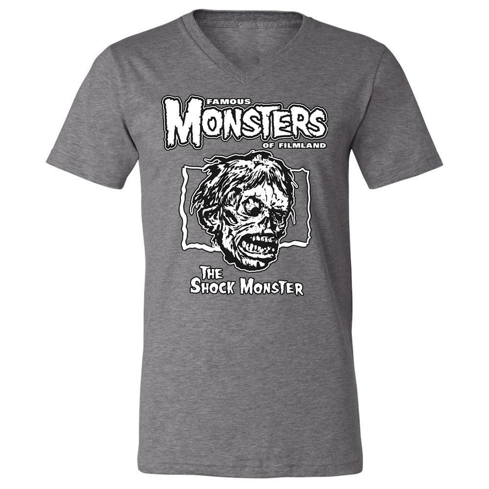 Unisex V-Neck T-Shirt - EKHLPCPA - Deep Heather - 13