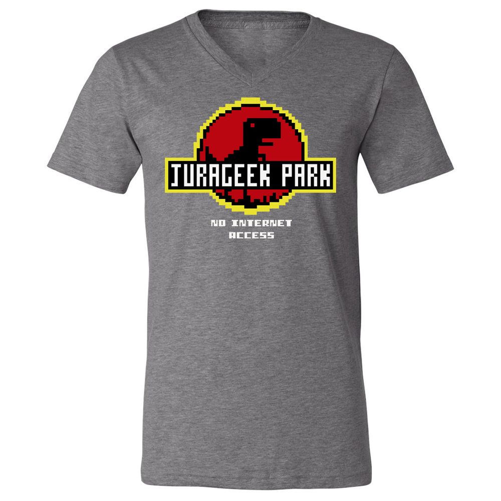 Unisex V-Neck T-Shirt - 4W82YVUN - Deep Heather - 13