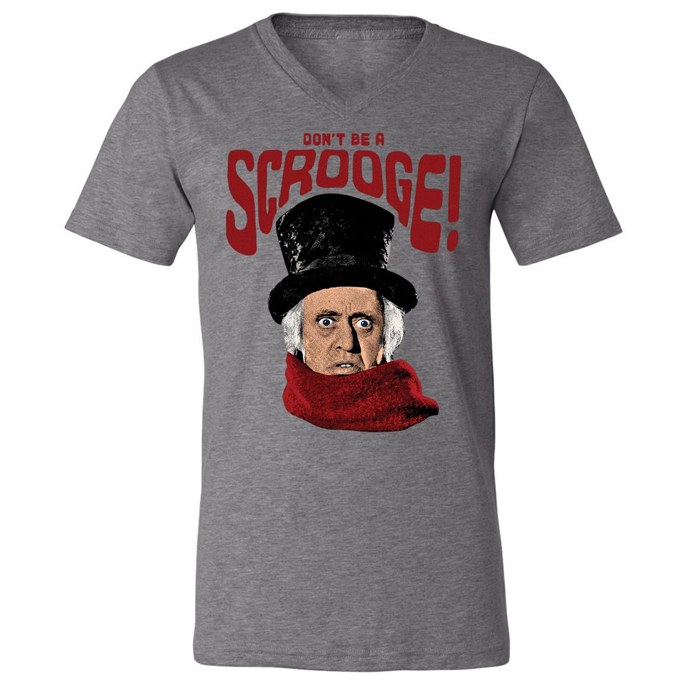Unisex V-Neck T-Shirt - ZGYCX9JE - Deep Heather - 13